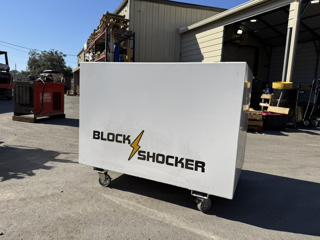 Used Block Shocker engine block rust removal system