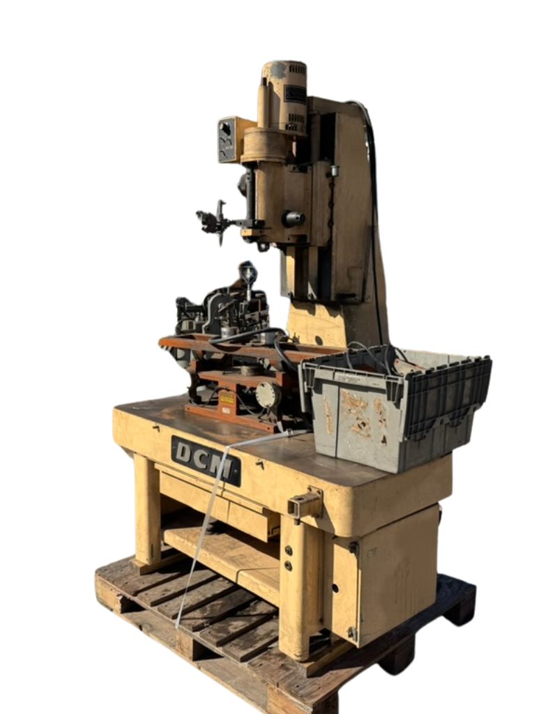 Used DMC valve seat and guide machine for cylinder head rebuilding