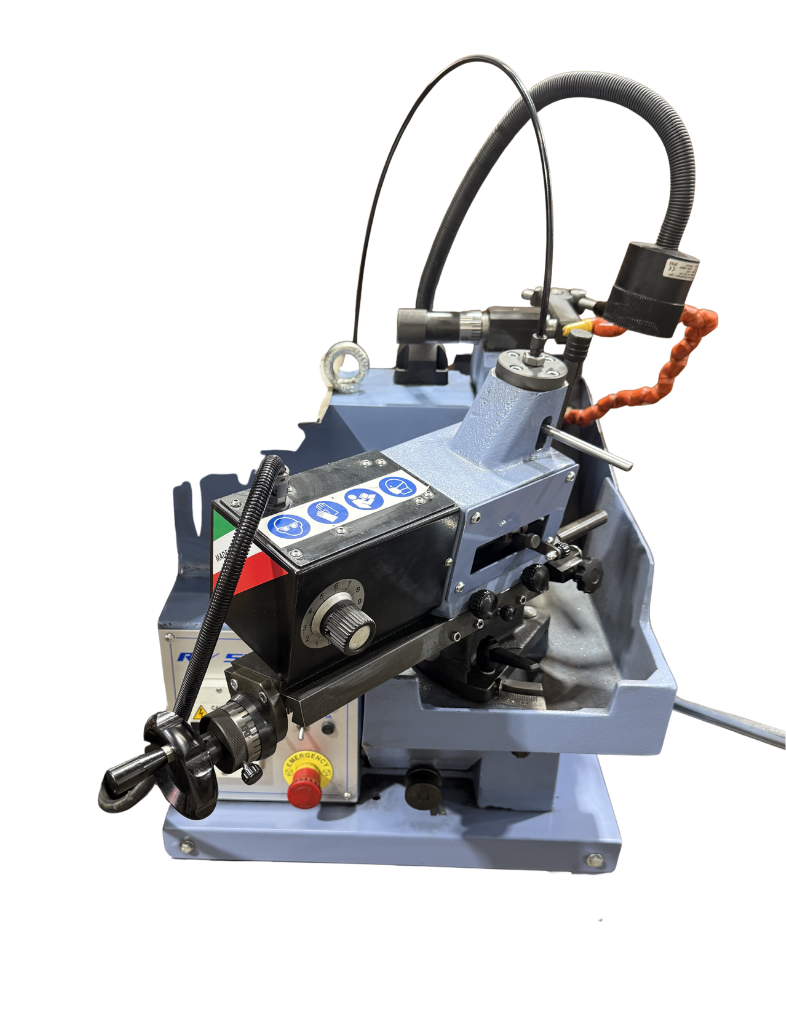Used Comec valve refacer for precision engine valve grinding and resurfacing